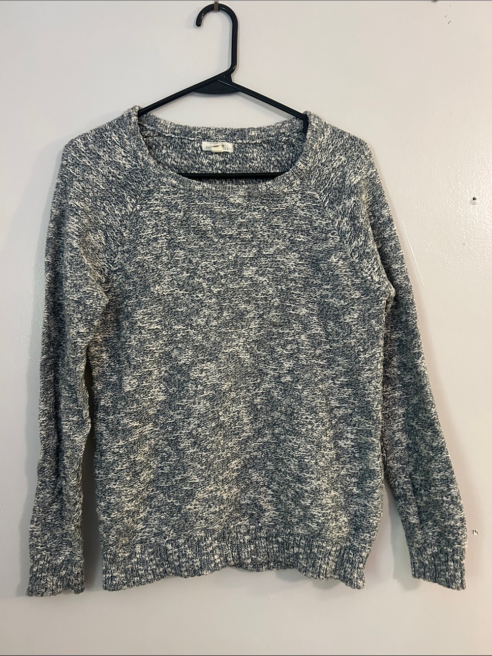Soft Joie Marled Gray Crewneck Sweater